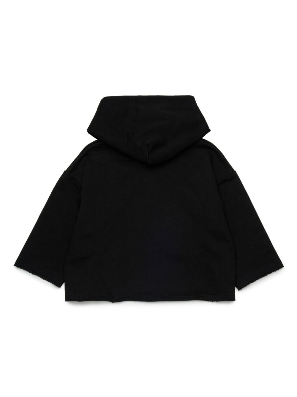 MM6 Maison Margiela Kids cotton hoodie - Zwart