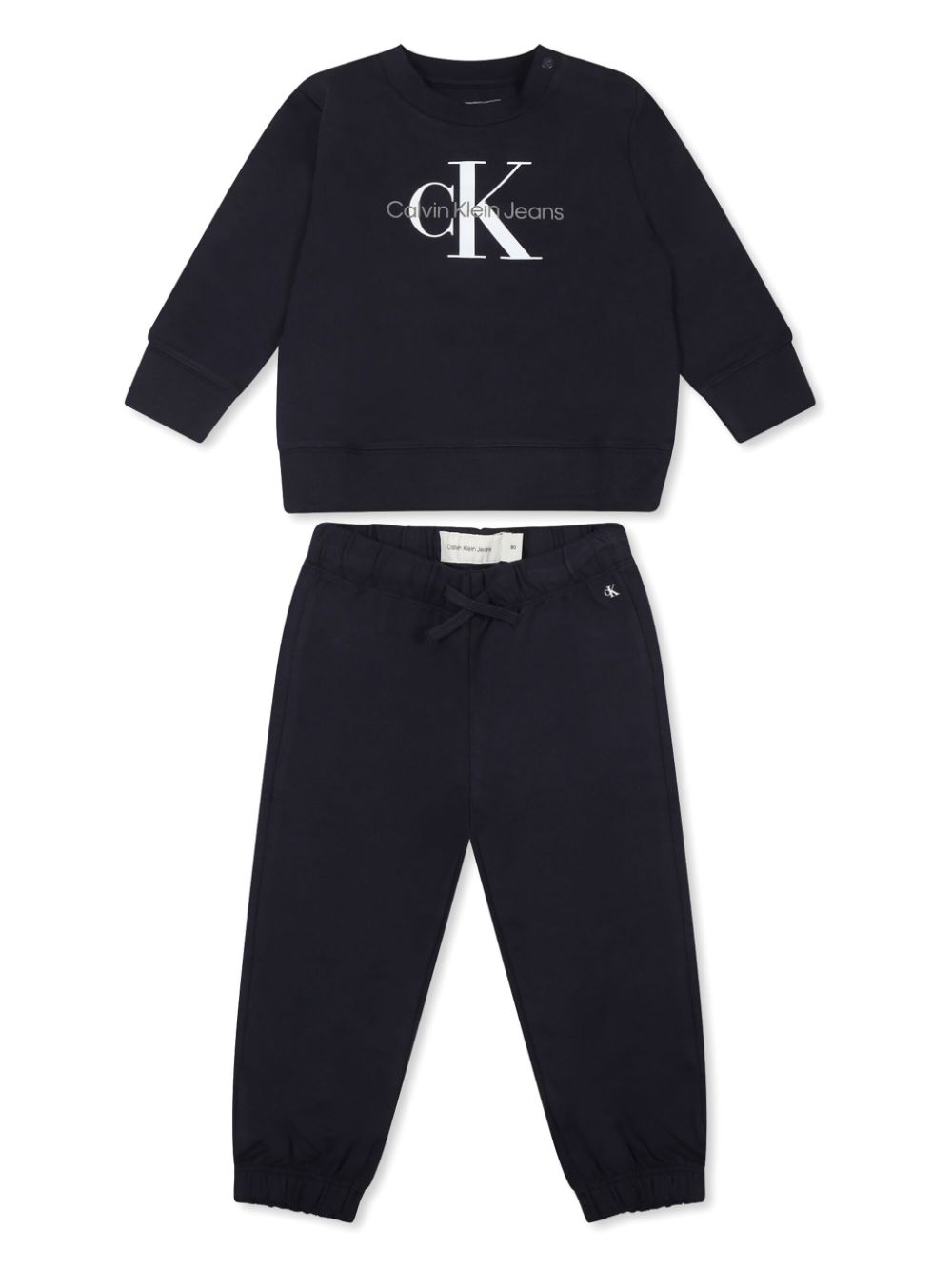 Calvin Klein Kids logo-print tracksuit - Blue