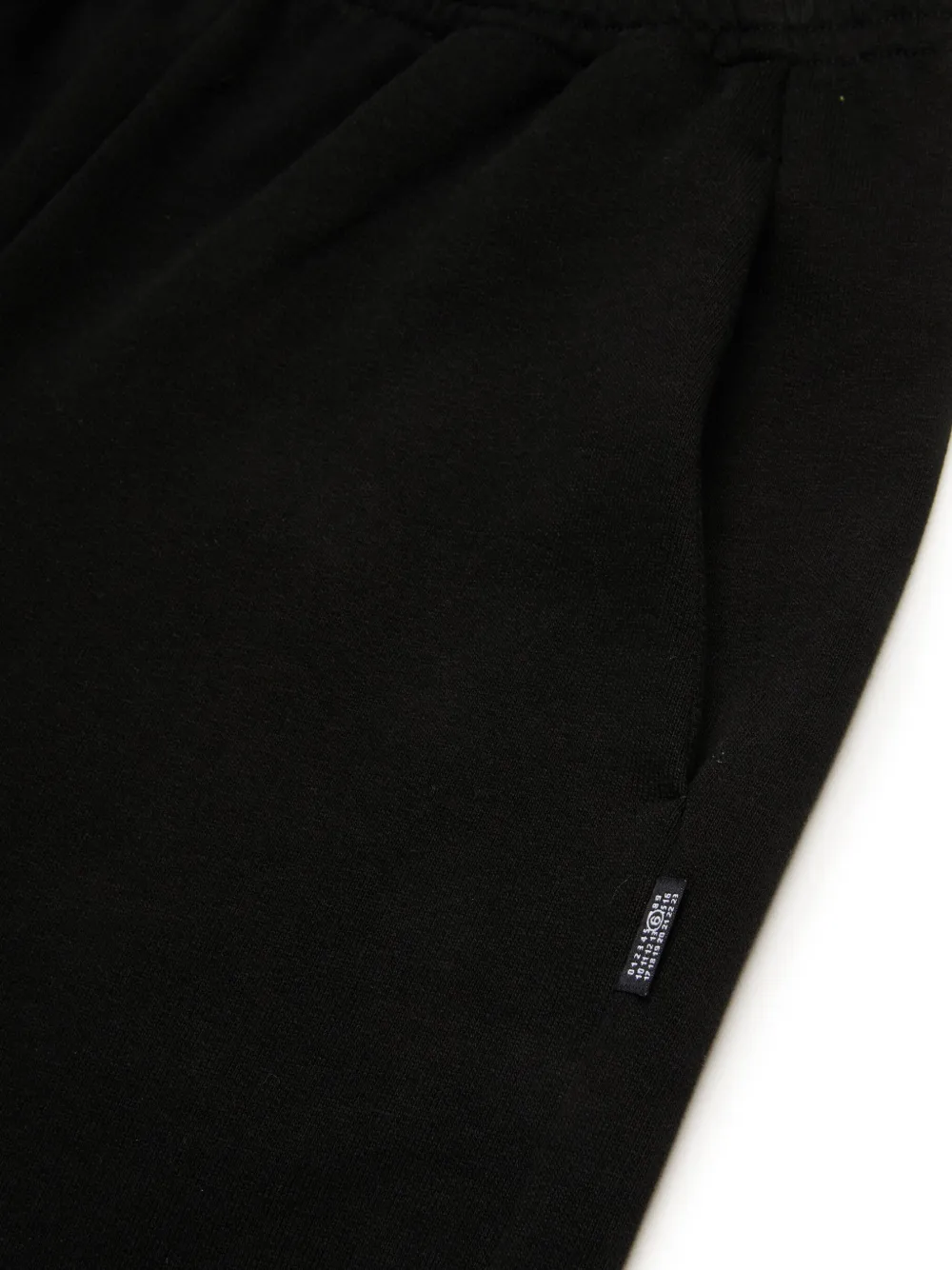 MM6 Maison Margiela Kids Katoenen trainingsshorts Zwart