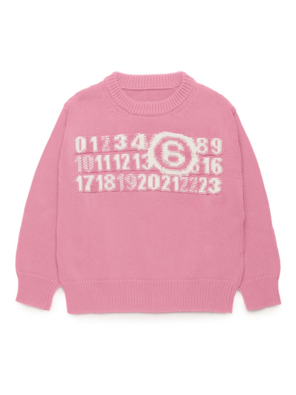 MM6 Maison Margiela Kids Trui met print Roze