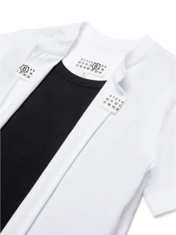 MM6 MAISON MARGIELA キッズ Tシャツ ホワイト MM6 KIDS エムエムシックス メゾンマルジェラ キッズ Tシャツ 【1枚