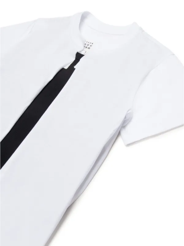MM6 Maison Margiela Kids レイヤード Tシャツ | ホワイト | FARFETCH JP