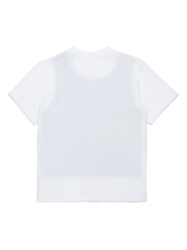 MM6 Maison Margiela Kids レイヤード Tシャツ | ホワイト | FARFETCH JP