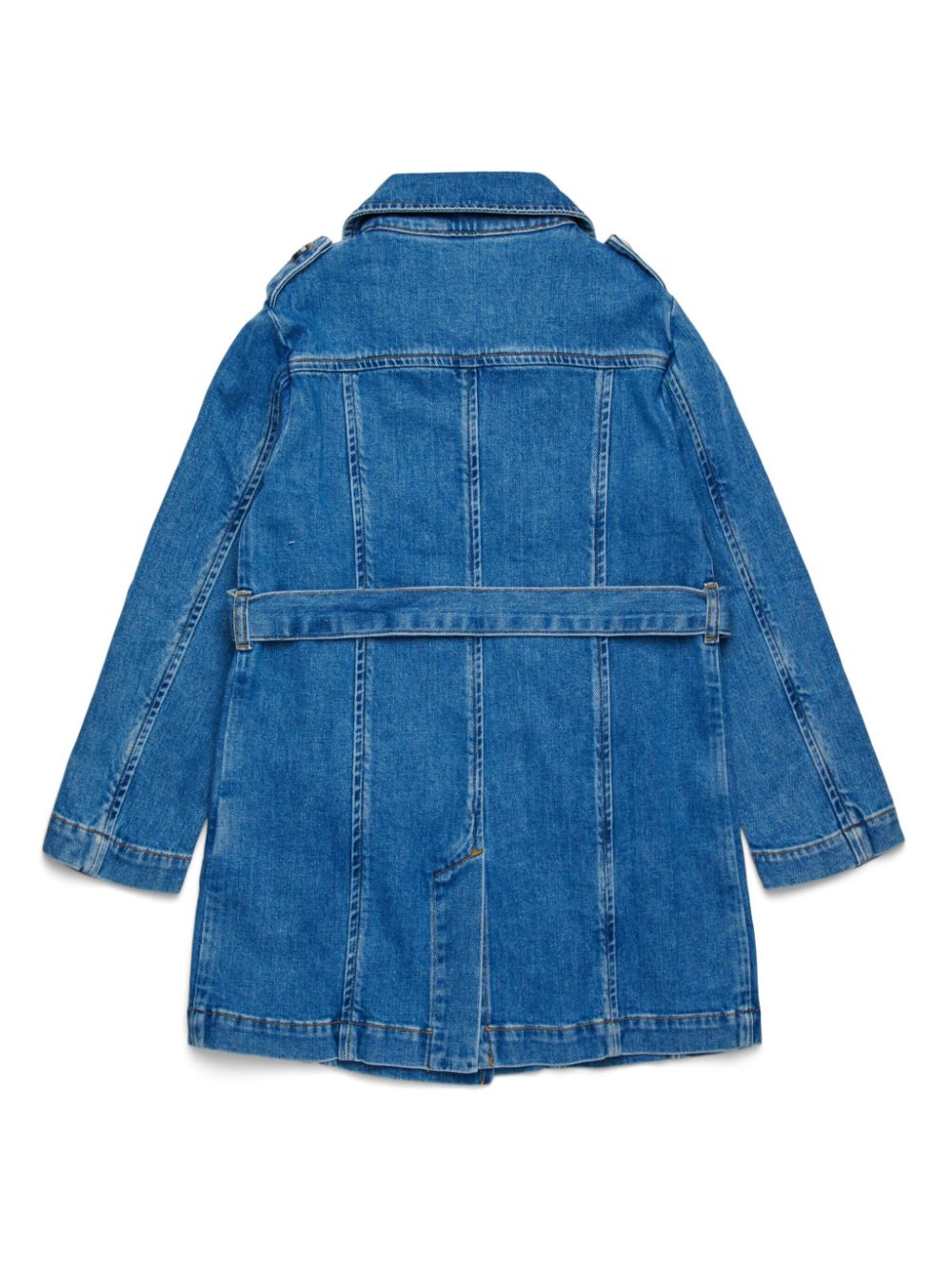 MAX&Co. Kids Denim jas met dubbele rij knopen - Blauw