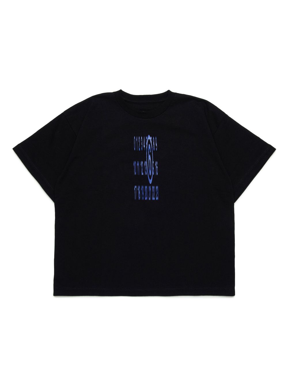 MM6 Maison Margiela Kids Numbers T-shirt - Black