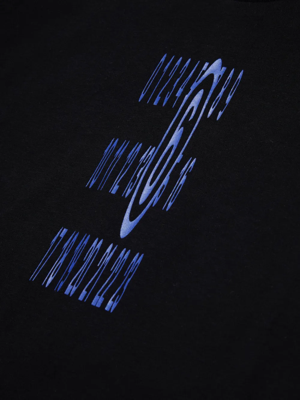 MM6 Maison Margiela Kids Numbers T-shirt Zwart