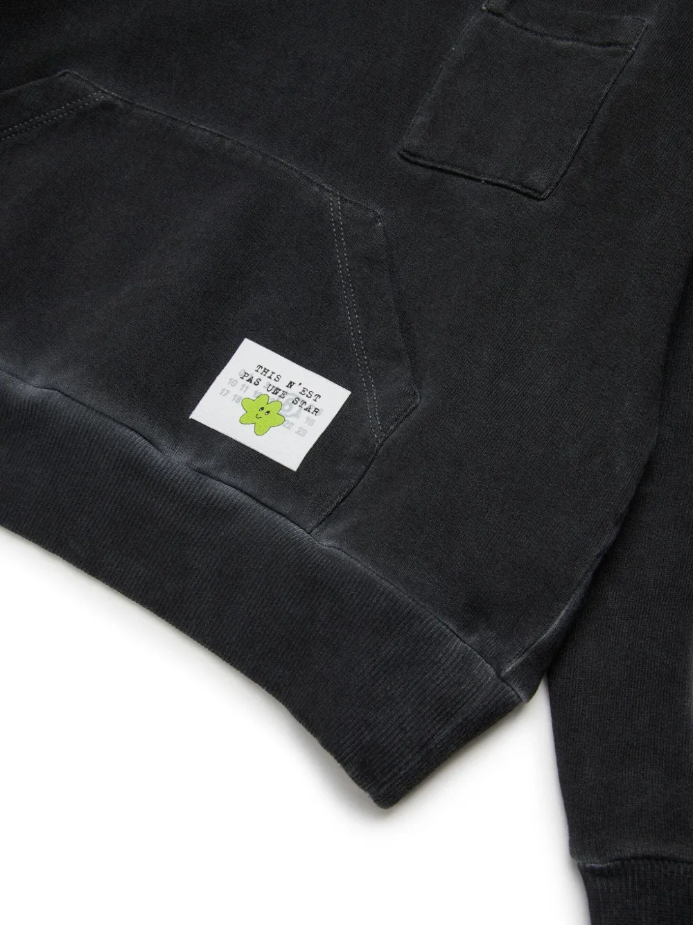 MM6 Maison Margiela Kids Happy Star hoodie Zwart