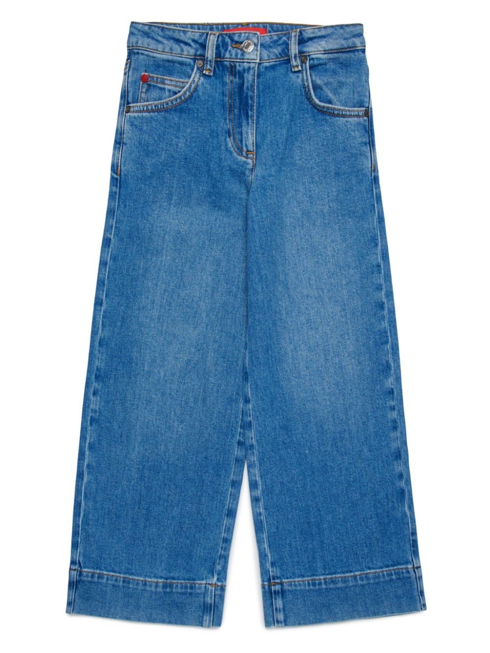 MAX&Co. Kids wide-leg cropped jeans - Blue