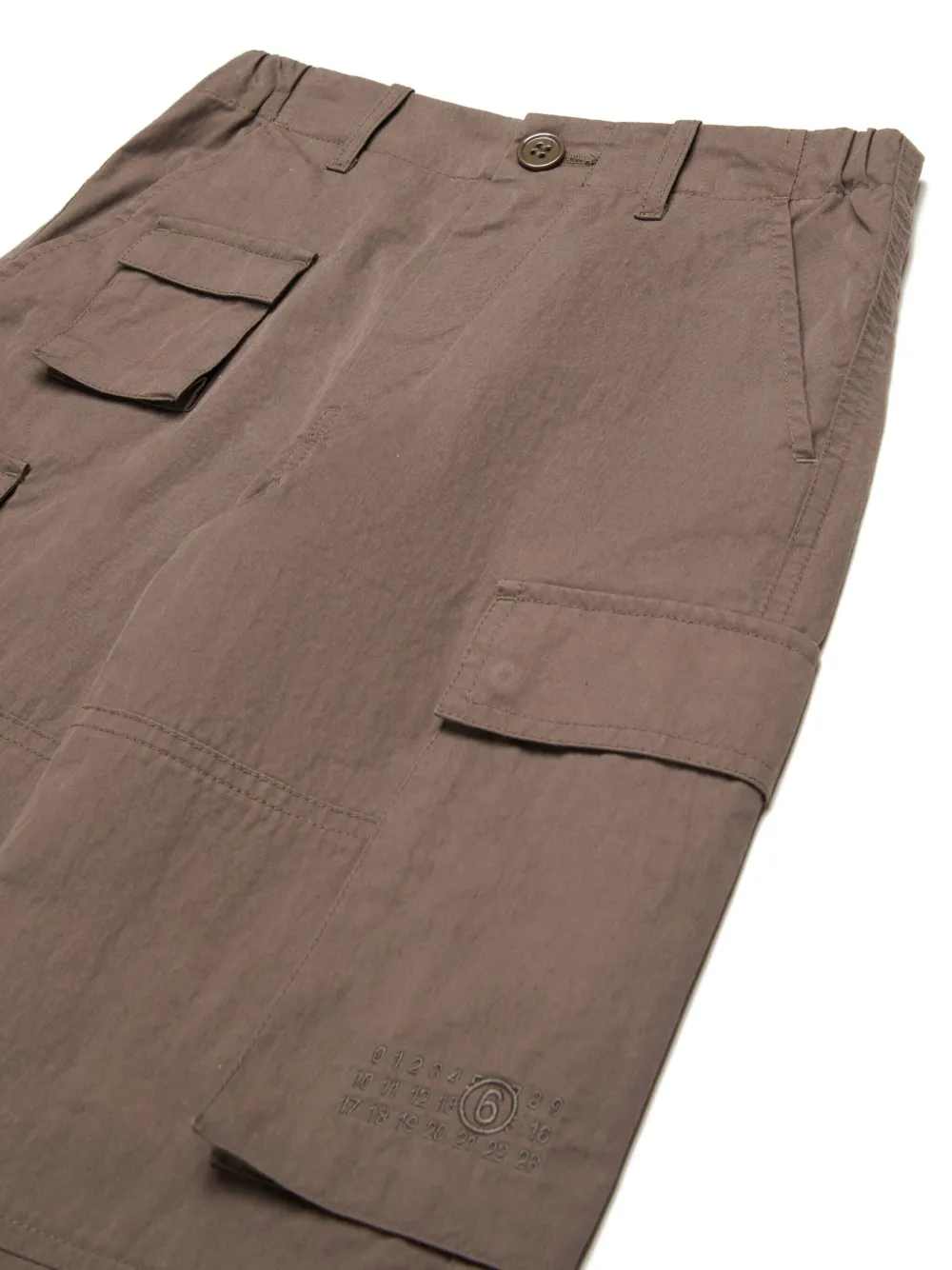 MM6 Maison Margiela Kids Cargo broek Bruin