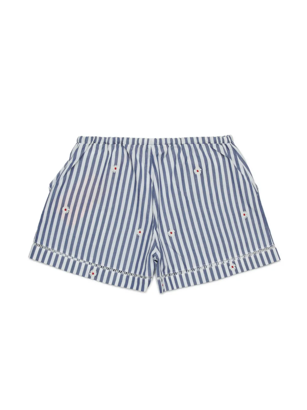 MAX&Co. Kids Gestreepte shorts - Wit