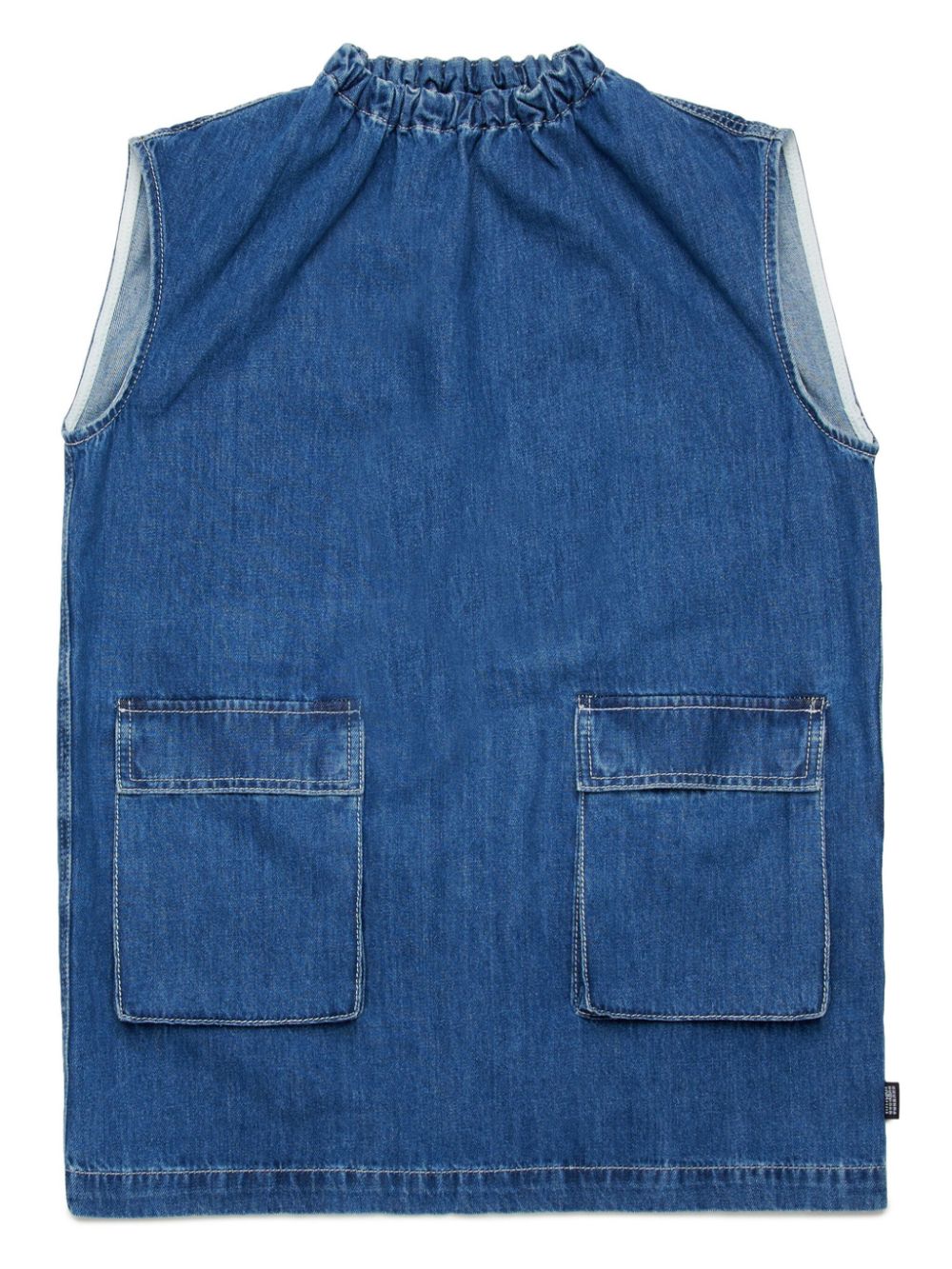 MM6 Maison Margiela Kids Spijkerjurk Blauw