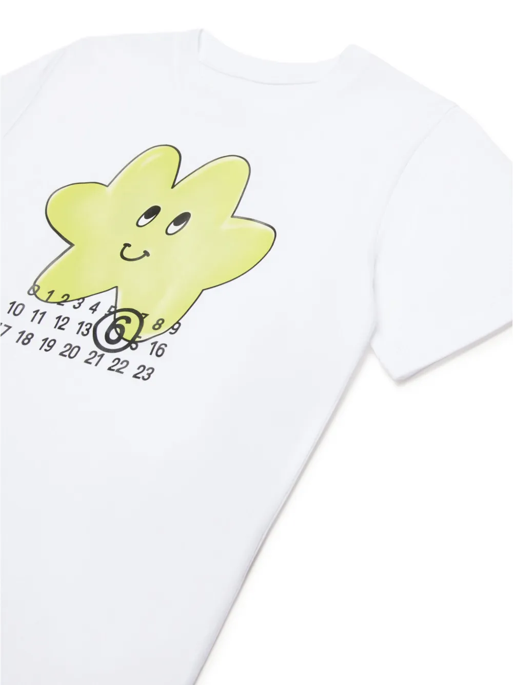 MM6 Maison Margiela Kids Numbers T-shirt Wit