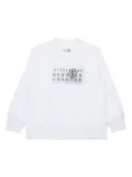 MM6 Maison Margiela Kids Numbers sweatshirt - White