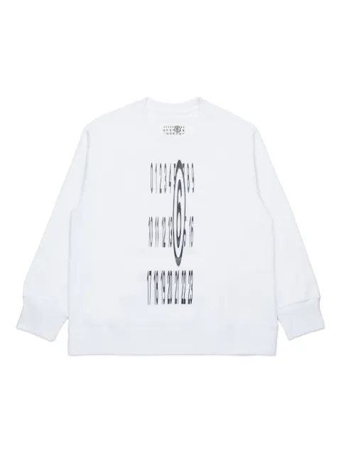 MM6 Maison Margiela Kids logo-print sweatshirt