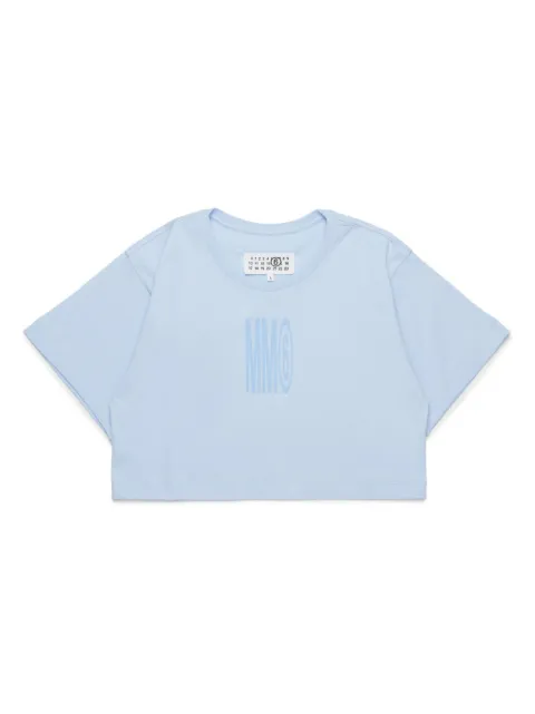 MM6 Maison Margiela Kids logo-print cotton T-shirt