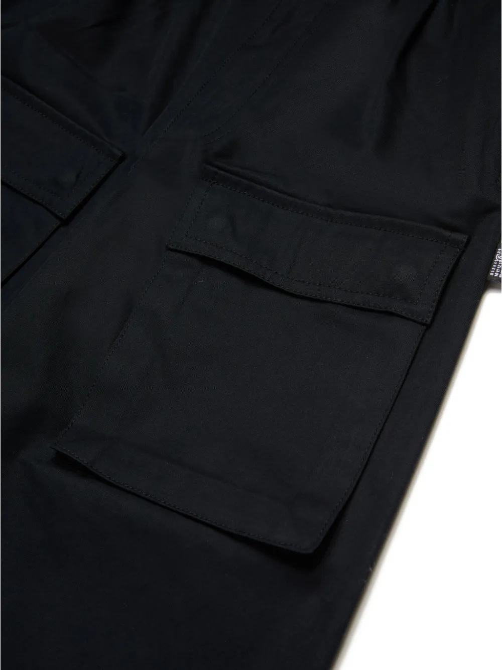MM6 Maison Margiela Kids Broek met wijde pijpen Zwart