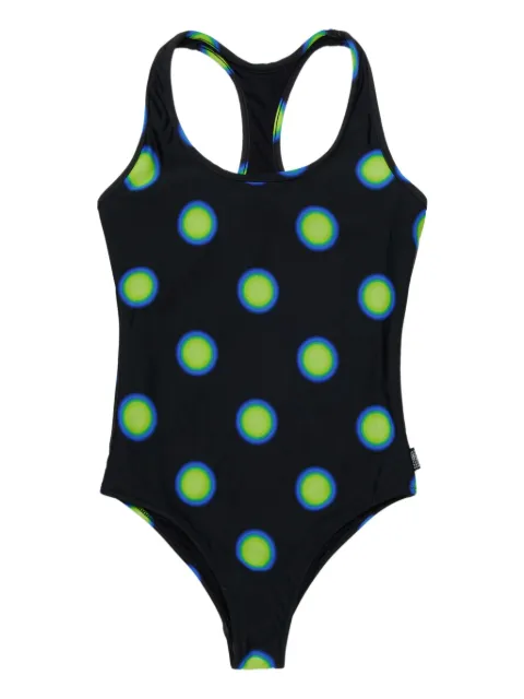 MM6 Maison Margiela Kids numbers-motif swimsuit