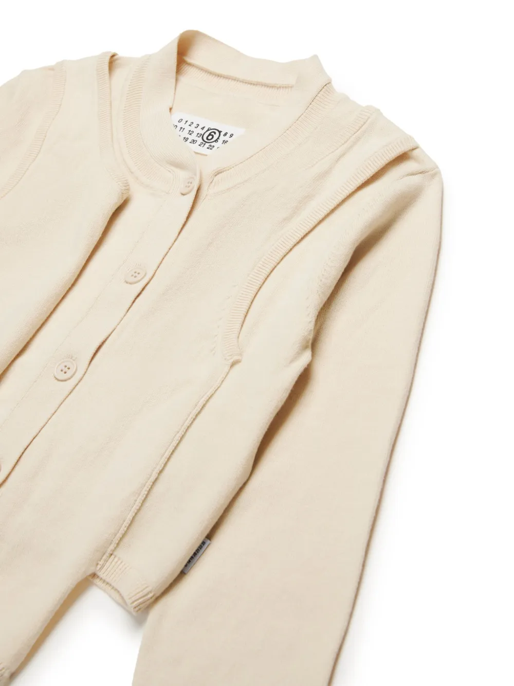 MM6 Maison Margiela Kids Gelaagd vest Beige
