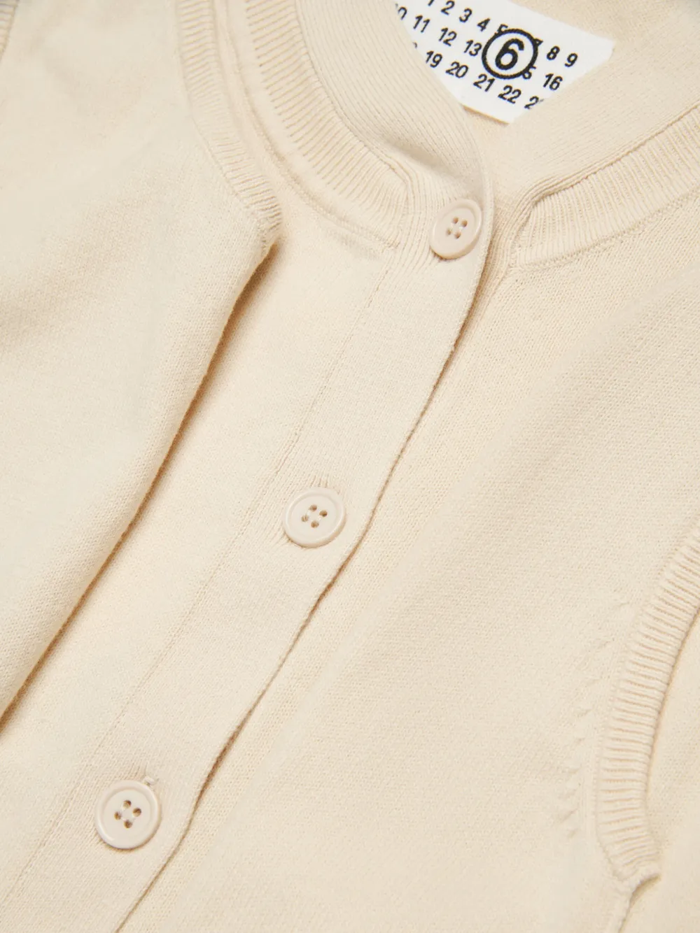 MM6 Maison Margiela Kids Gelaagd vest Beige
