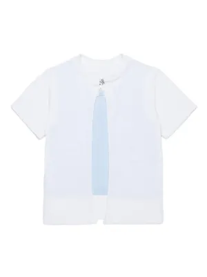 MM6 Maison Margiela Kids レイヤード Tシャツ | ホワイト | FARFETCH JP