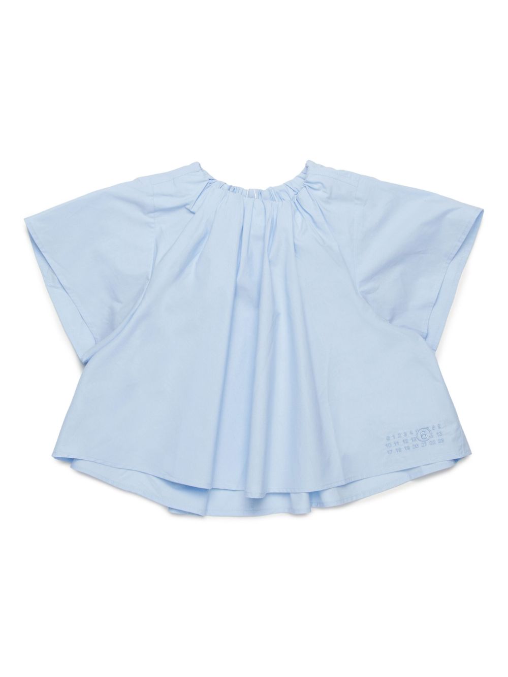 MM6 Maison Margiela Kids Numbers blouse - Blue