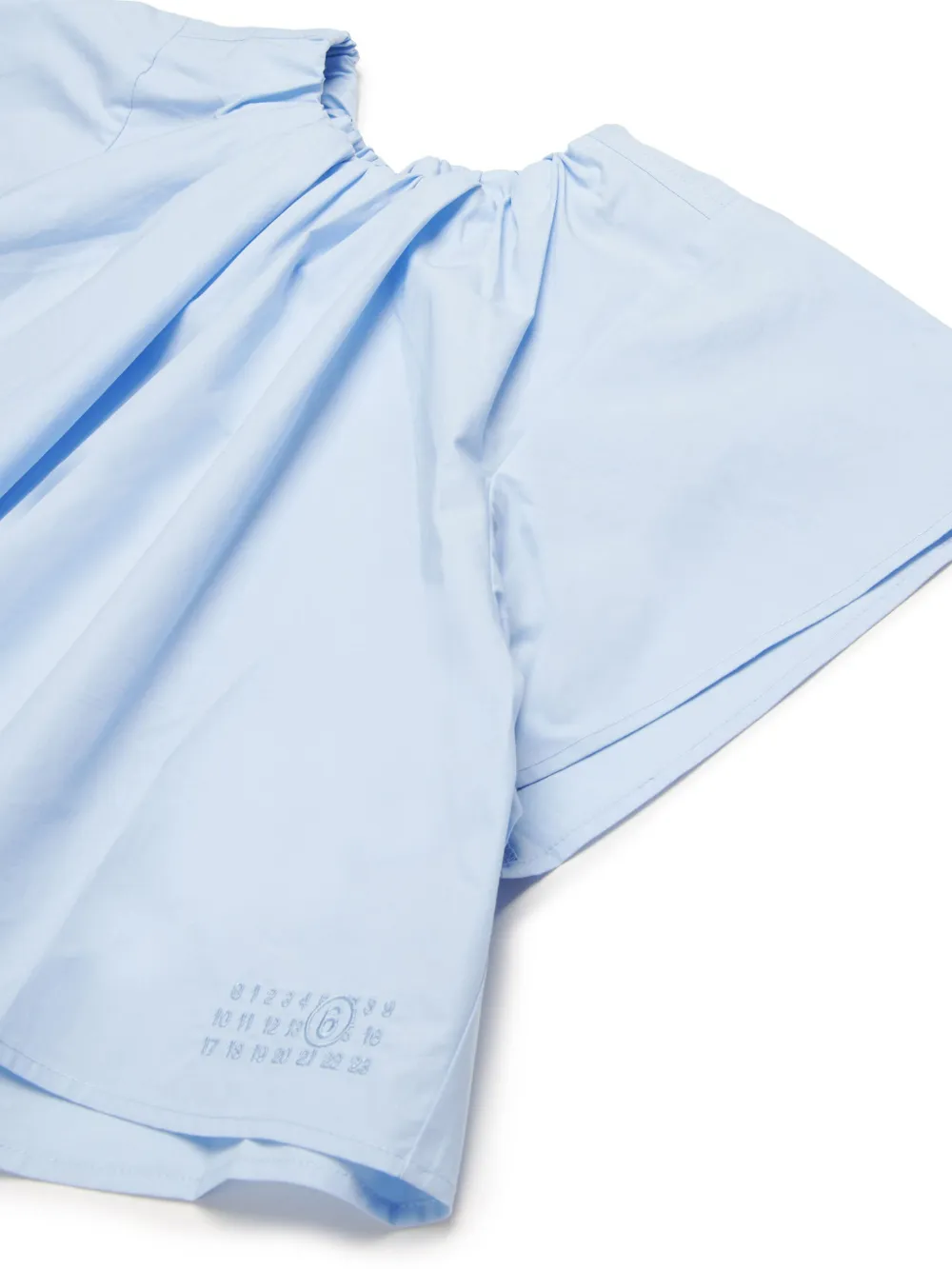 MM6 Maison Margiela Kids Numbers ブラウス | ブルー | FARFETCH JP MM6 Maison Margiela Kids Numbers ブラウス | ブルー | FARFETCH JP