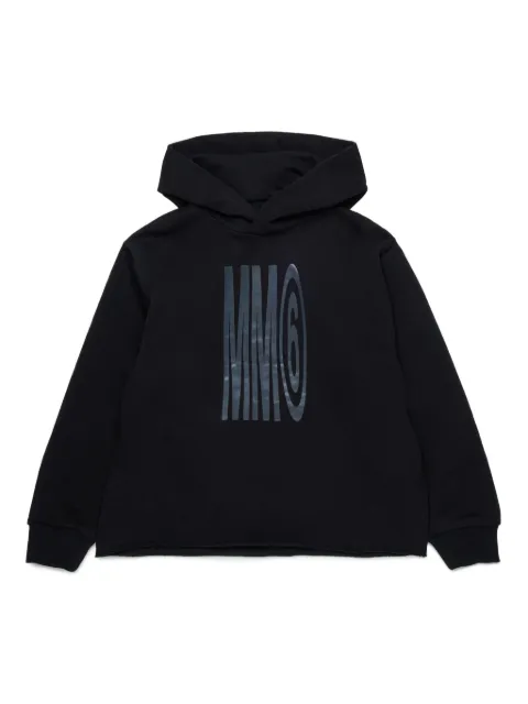MM6 Maison Margiela Kids logo cotton hoodie