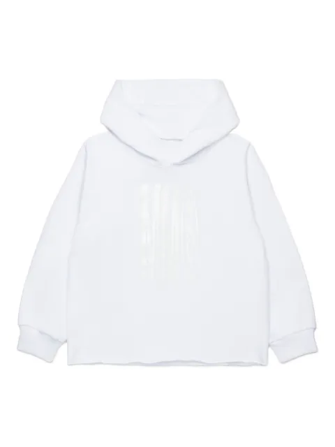 MM6 Maison Margiela Kids logo-print hoodie