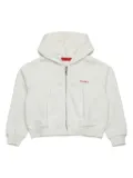 MAX&Co. Kids logo-embroidered jacket - White