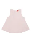 MAX&Co. Kids logo-embroidered blouse - Pink