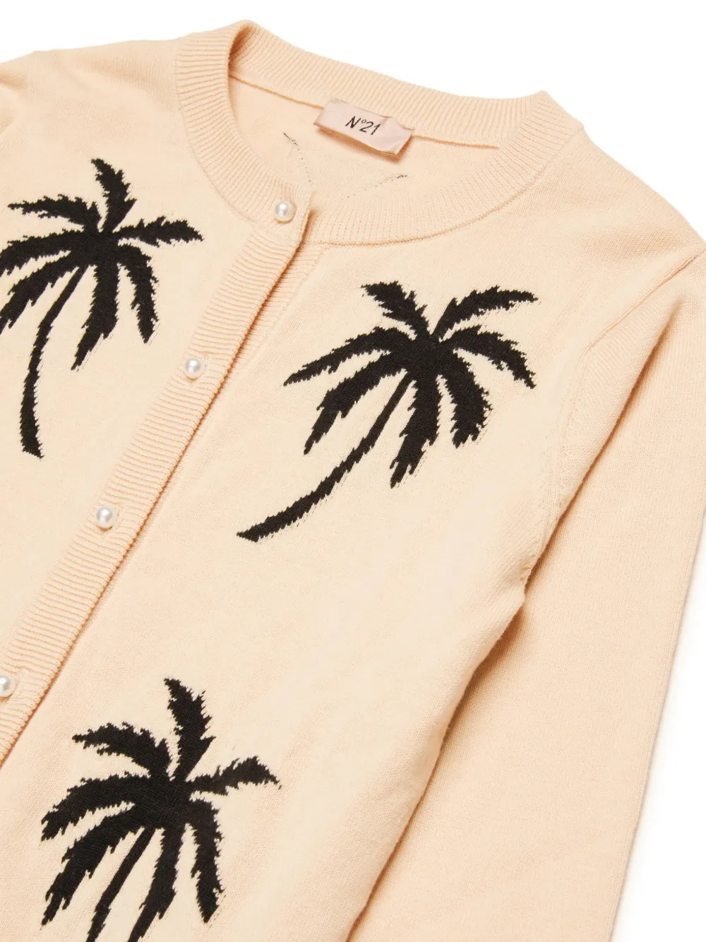Nº21 Kids Palm Trees Cardigan | Neutrals | FARFETCH