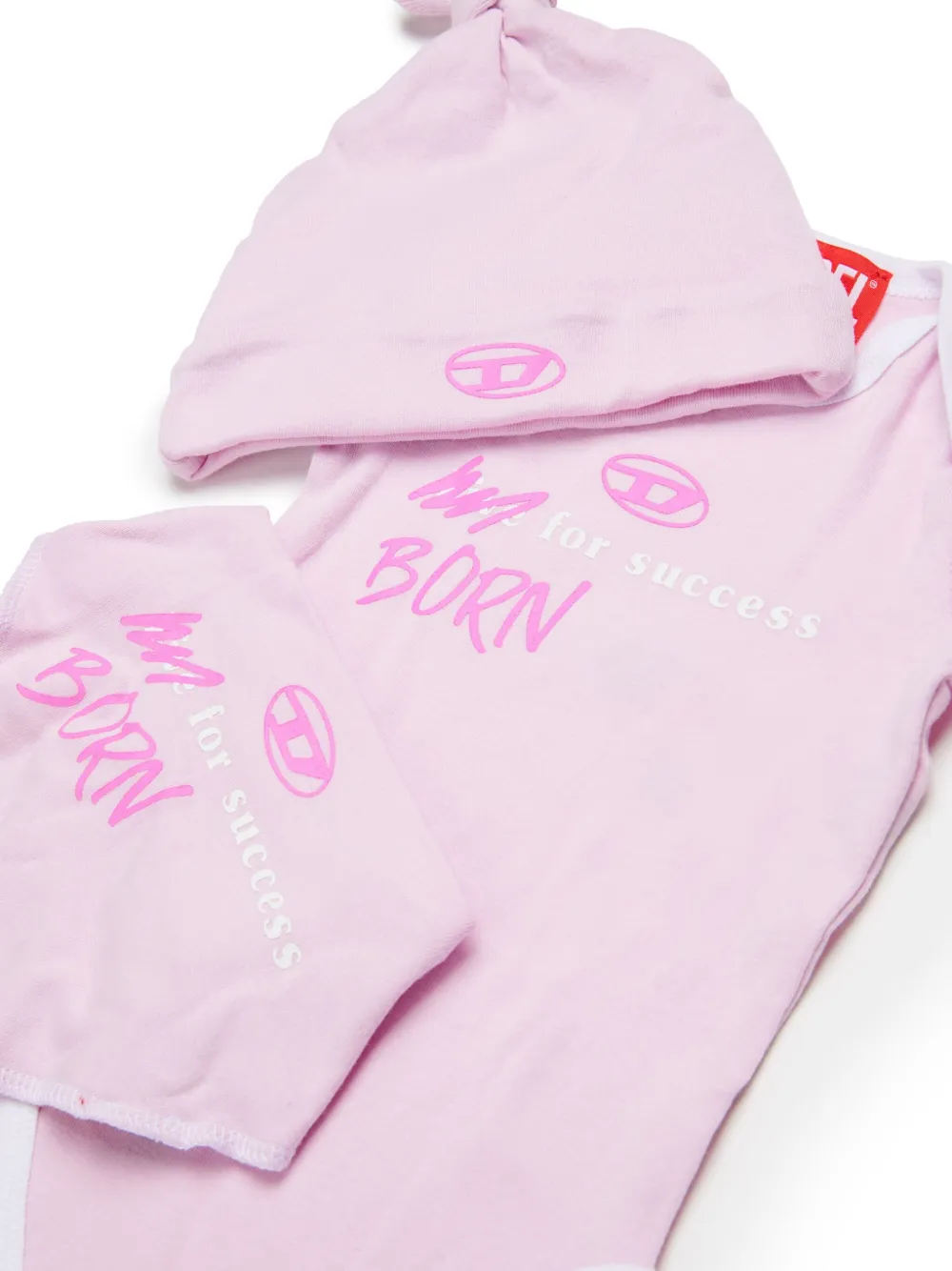 Diesel Kids Urmasbox-Nb romper set Roze