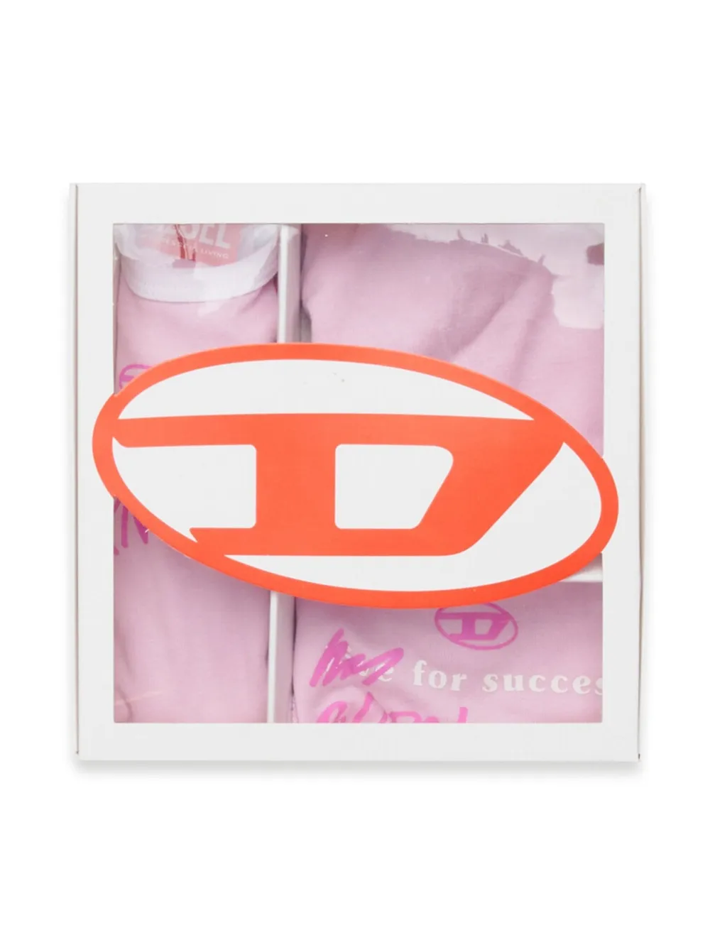 Diesel Kids Urmasbox-Nb romper set Roze