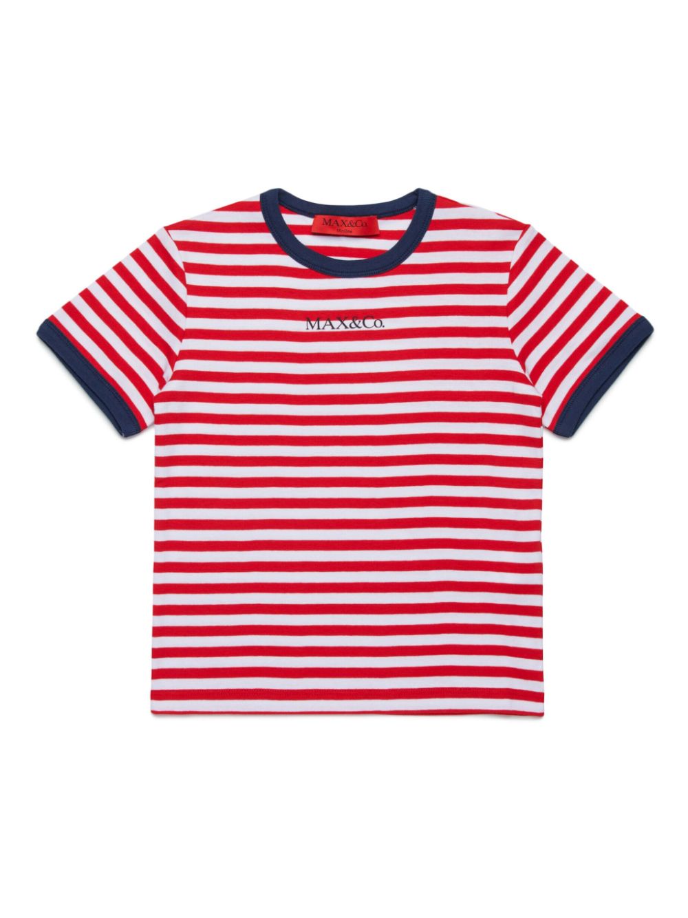 MAX&Co. Kids striped T-shirt - Red