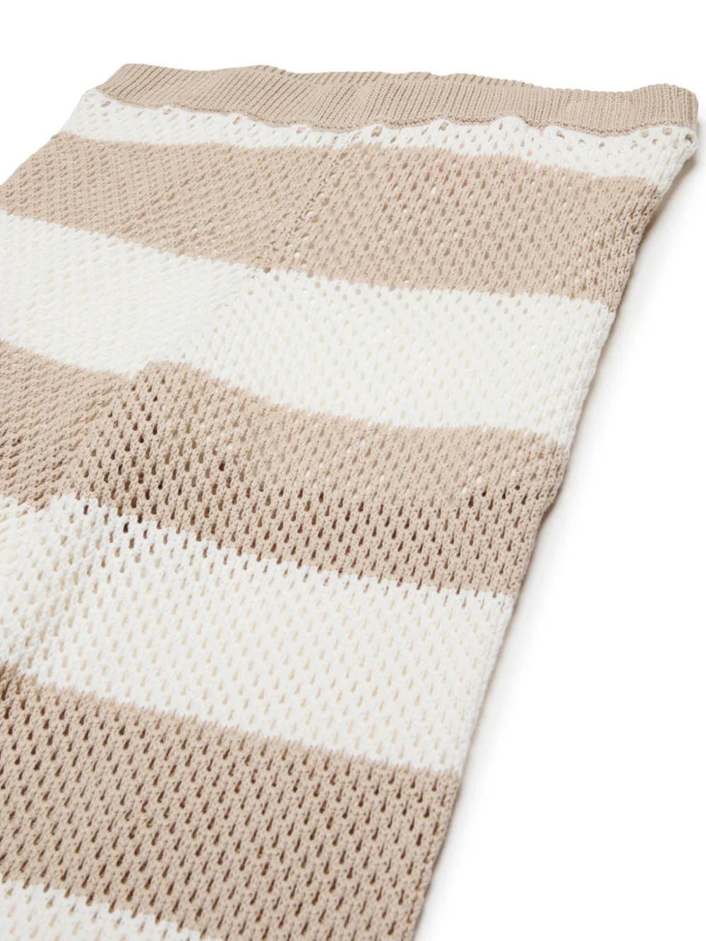 MAX&Co. Kids Gestreepte broek Beige