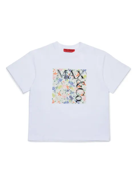 MAX&Co. Kids box logo-print T-shirt