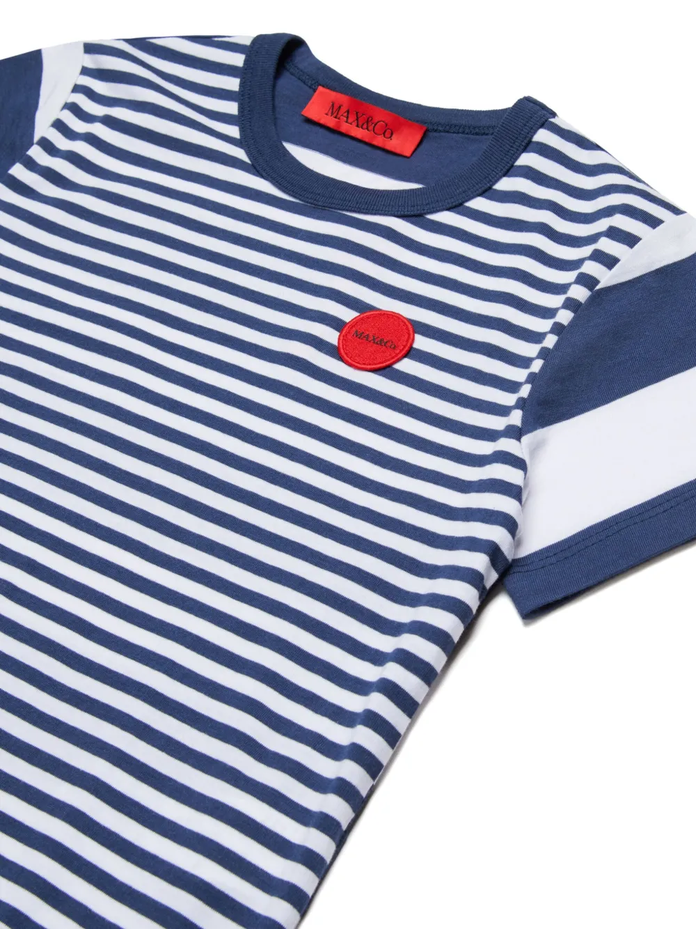 MAX&Co. Kids Gestreept T-shirt Blauw