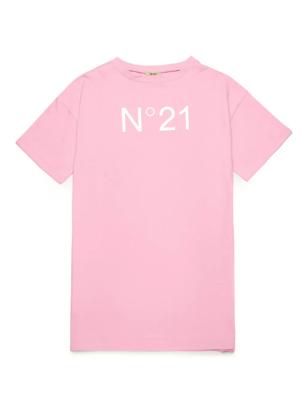 Nº21 Kids logo-print T-shirt | Pink | Image 1