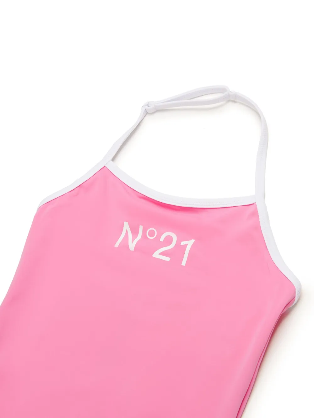 Nº21 Kids Badpak met logoprint Roze