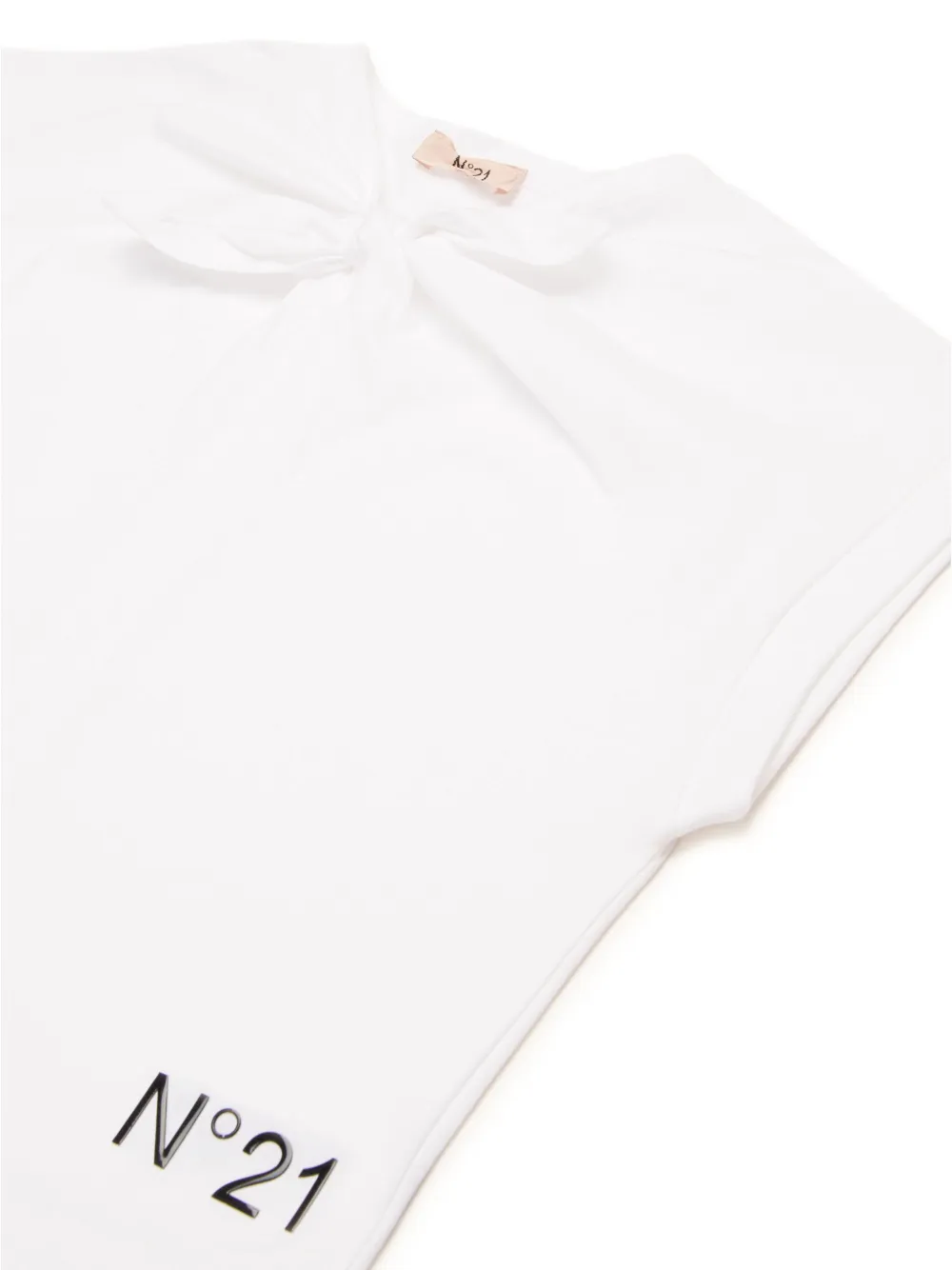 N°21 Logo-print T-shirt In Weiss
