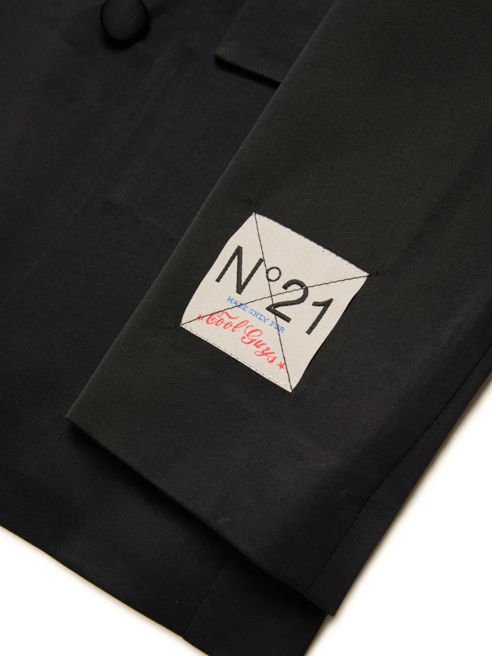 Nº21 Kids Blazer met dubbele rij knopen Zwart