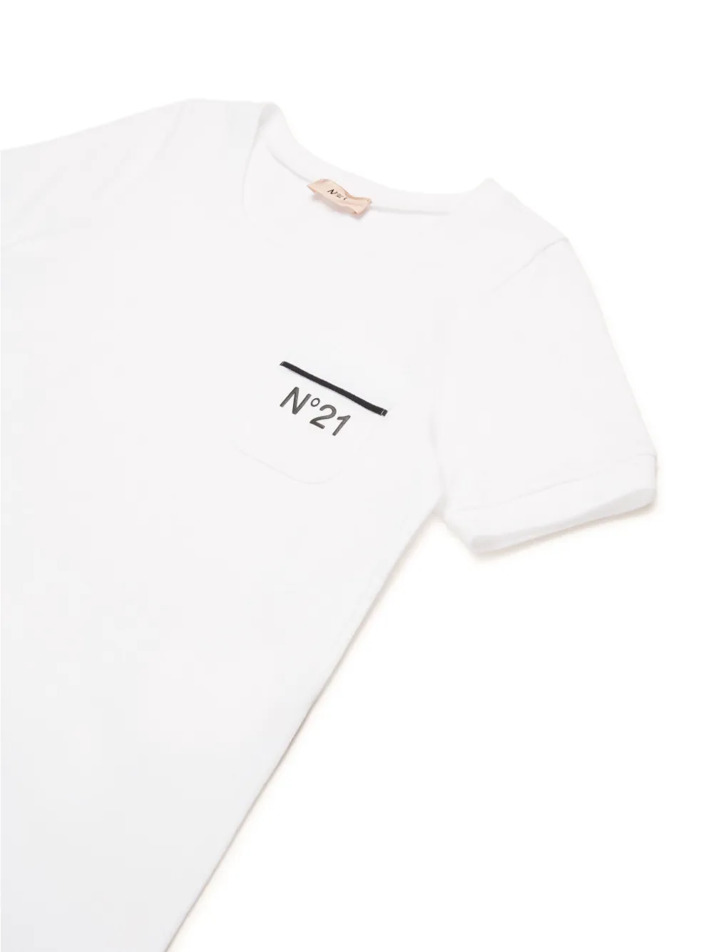 N°21 Logo-print T-shirt In 白色