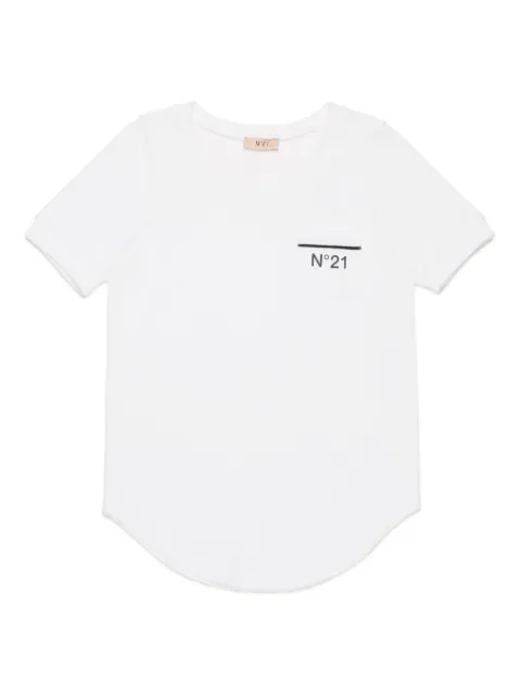 Nº21 Kids Camiseta com estampa de logo
