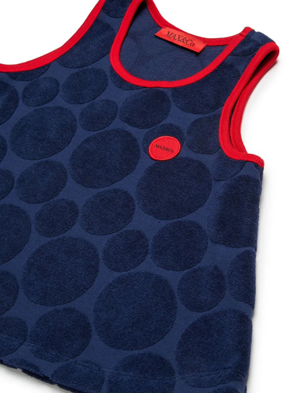 MAX&Co. Kids Gesmockte tanktop Blauw