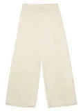 Nº21 Kids pleated trousers - White