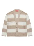 MAX&Co. Kids striped cardigan - Brown