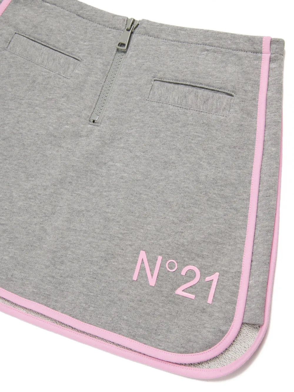 Nº21 Kids Rok met print Grijs