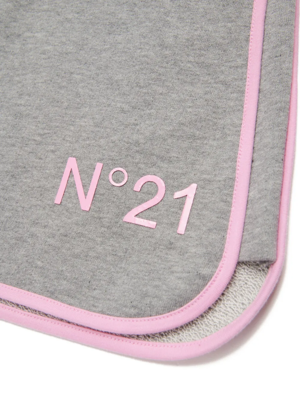 Nº21 Kids Rok met print Grijs