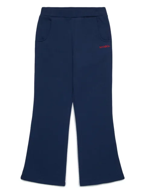 MAX&Co. Kids logo-embroidered track pants