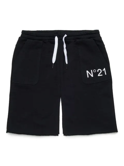 Nº21 Kids logo-print shorts